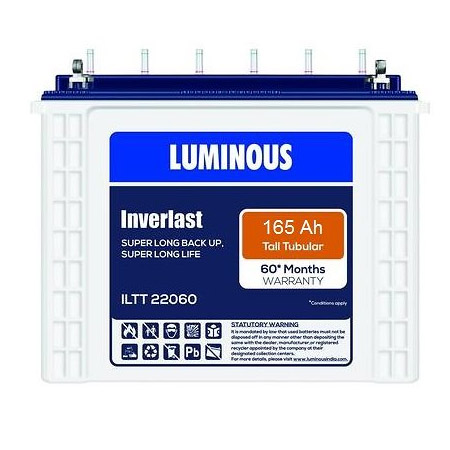 Luminous Battery Luminous Iltt 260 165ah Tall Tubular